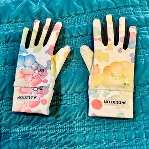 Burton Kids’ Snowboard or Ski Touch-n-Go Liner Gloves with Grip